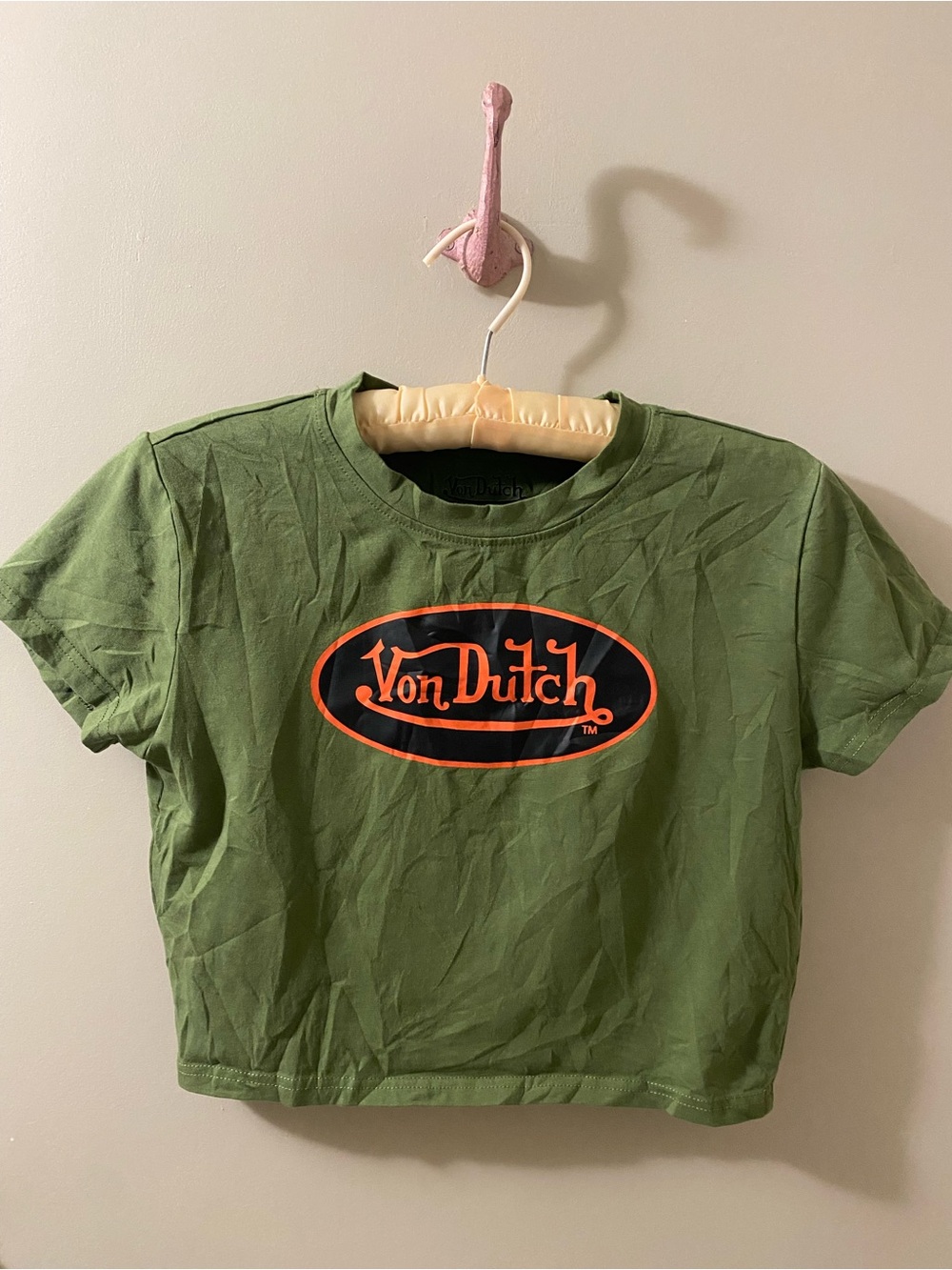 Von Dutch Green Crop Top